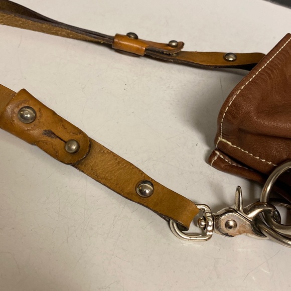 Mary Alice Palmer Brown Leather Hand Tooled Leather Shoulder Bag Purse - Picture 12 of 17